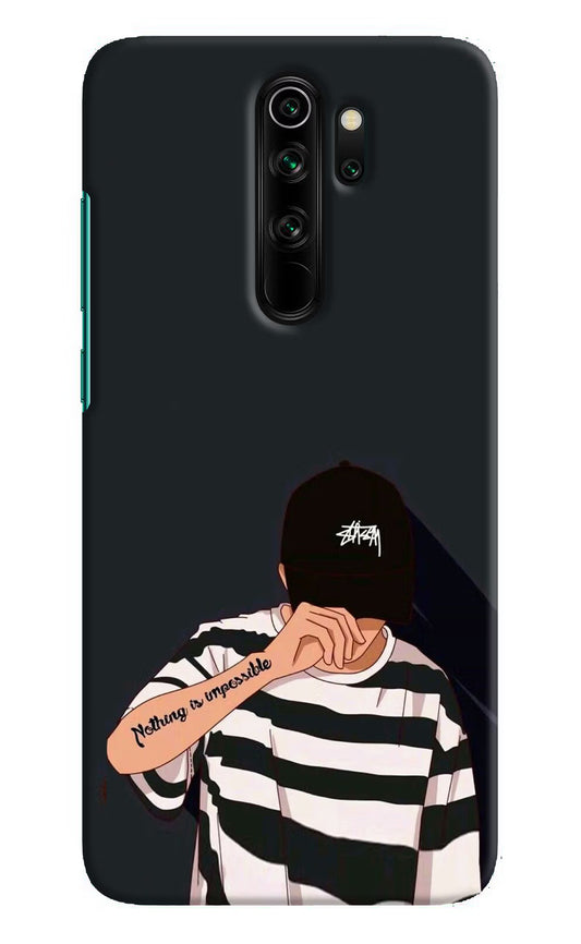Aesthetic Boy Redmi Note 8 Pro Hard Case Back Cover by Casekaro