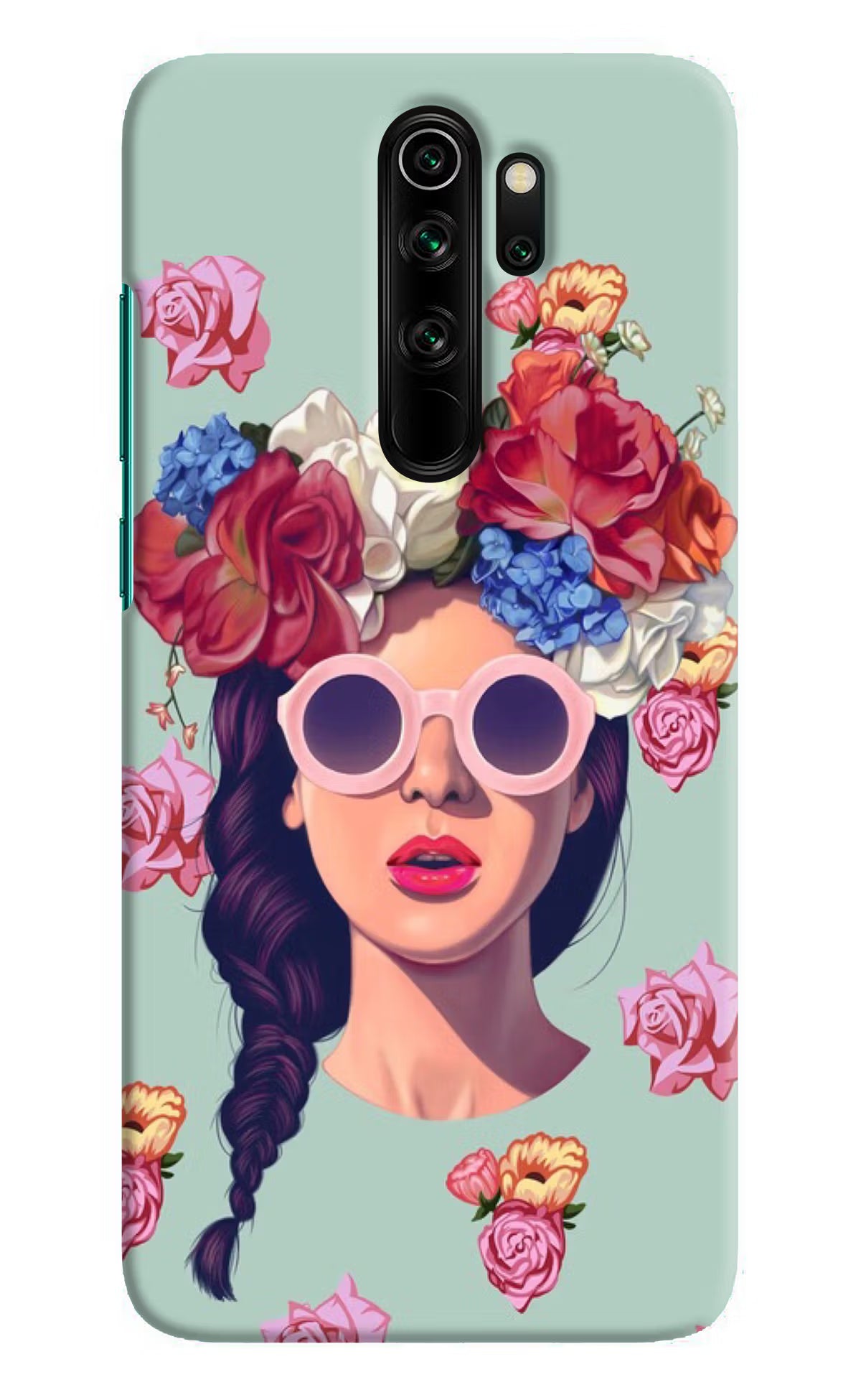Pretty Girl Redmi Note 8 Pro Hard Case Back Cover by Casekaro