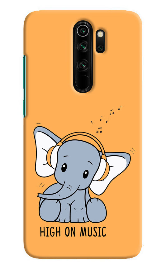 High On Music Redmi Note 8 Pro Hard Case Back Cover by Casekaro