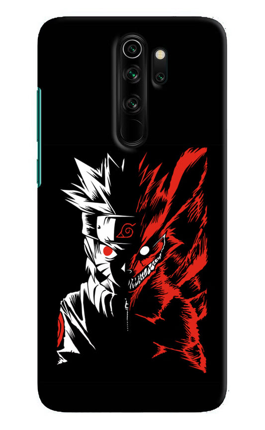 Naruto Two Face Redmi Note 8 Pro Hard Case Back Cover by Casekaro
