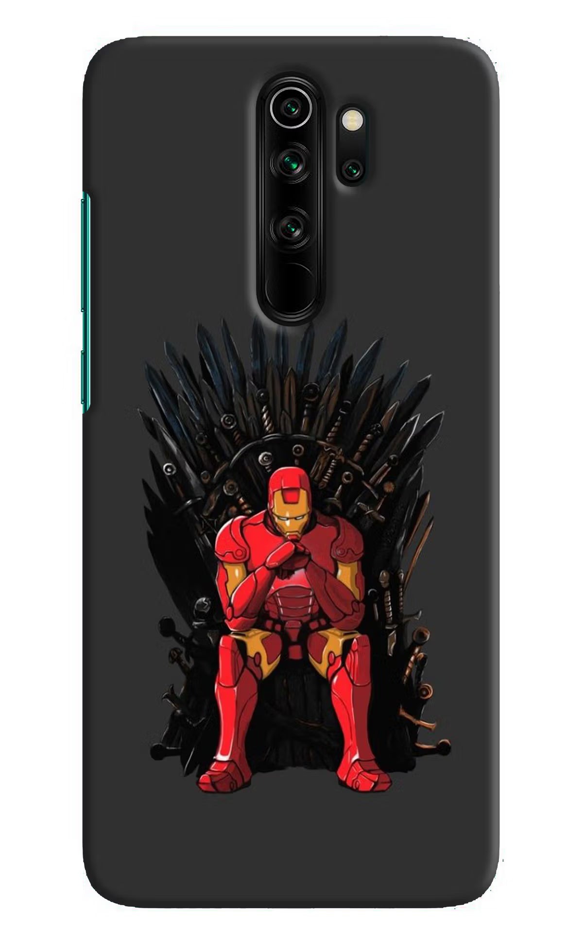 Ironman Throne Redmi Note 8 Pro Hard Case Back Cover by Casekaro