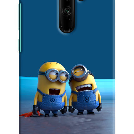Minion Laughing Redmi Note 8 Pro Hard Case Back Cover by Casekaro