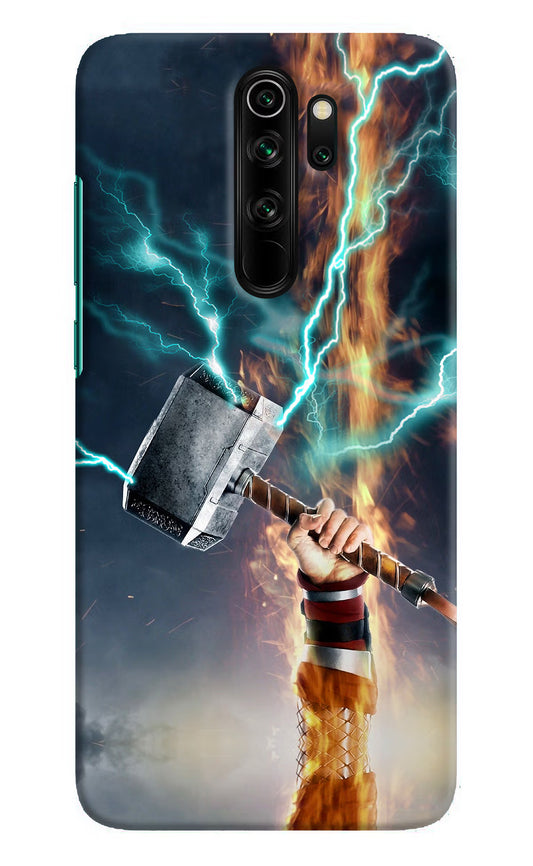 Thor Hammer Mjolnir Redmi Note 8 Pro Hard Case Back Cover by Casekaro