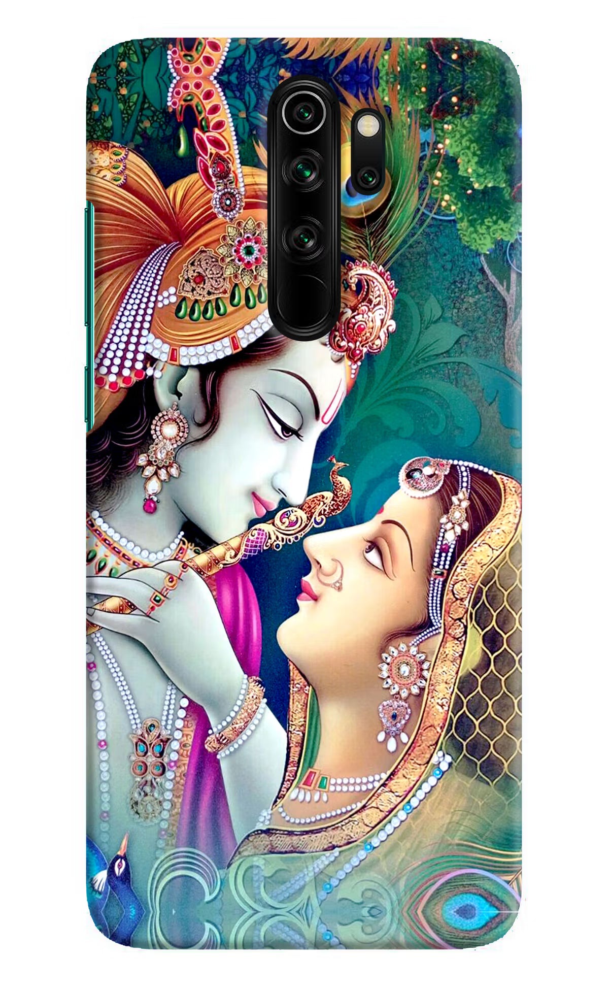 Lord Radha Krishna Redmi Note 8 Pro Hard Case Back Cover by Casekaro