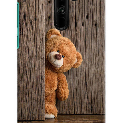Teddy Wooden Redmi Note 8 Pro Hard Case Back Cover by Casekaro
