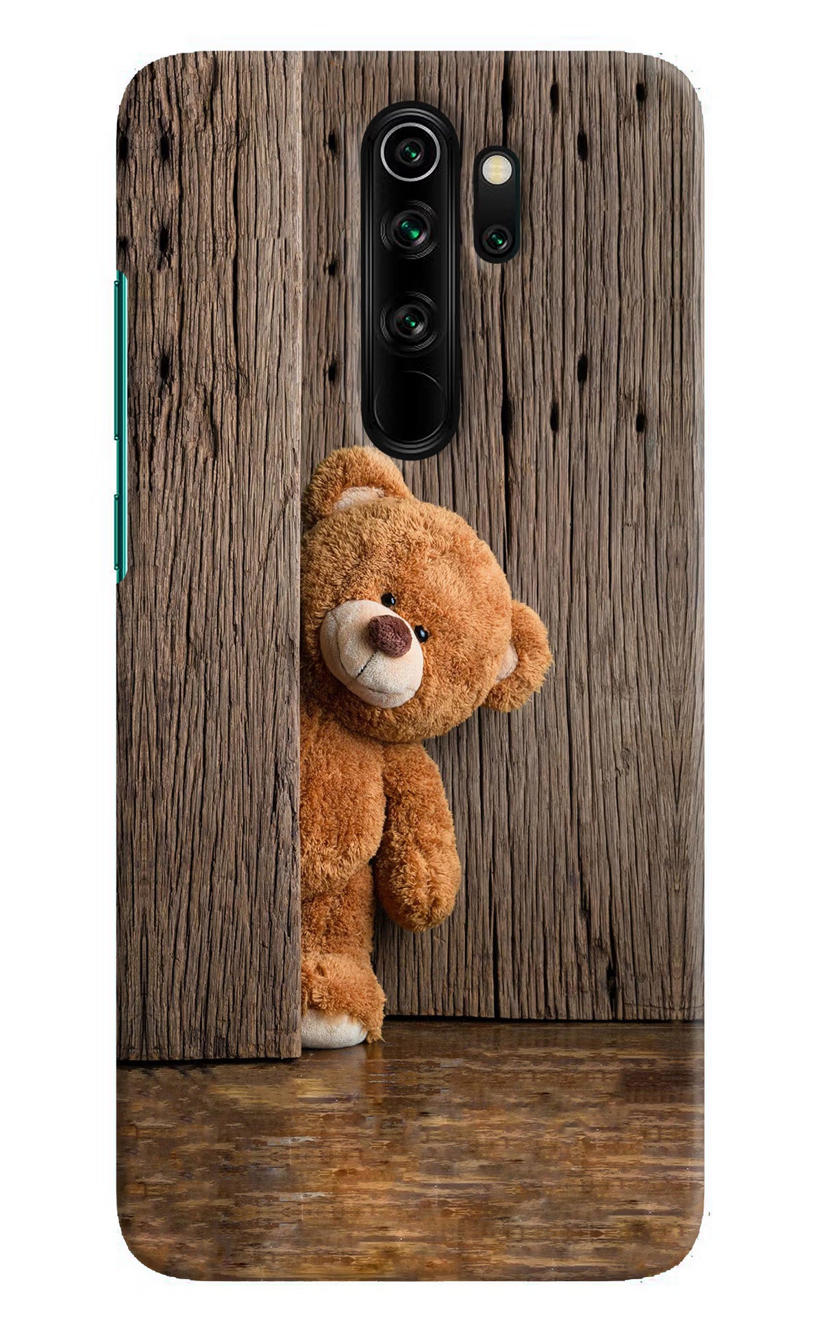 Teddy Wooden Redmi Note 8 Pro Hard Case Back Cover by Casekaro