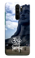 Om Namah Shivay Redmi Note 8 Pro Hard Case Back Cover by Casekaro