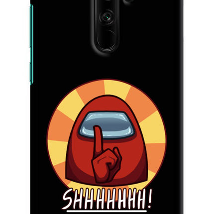 Among Us Shhh! Redmi Note 8 Pro Hard Case Back Cover by Casekaro