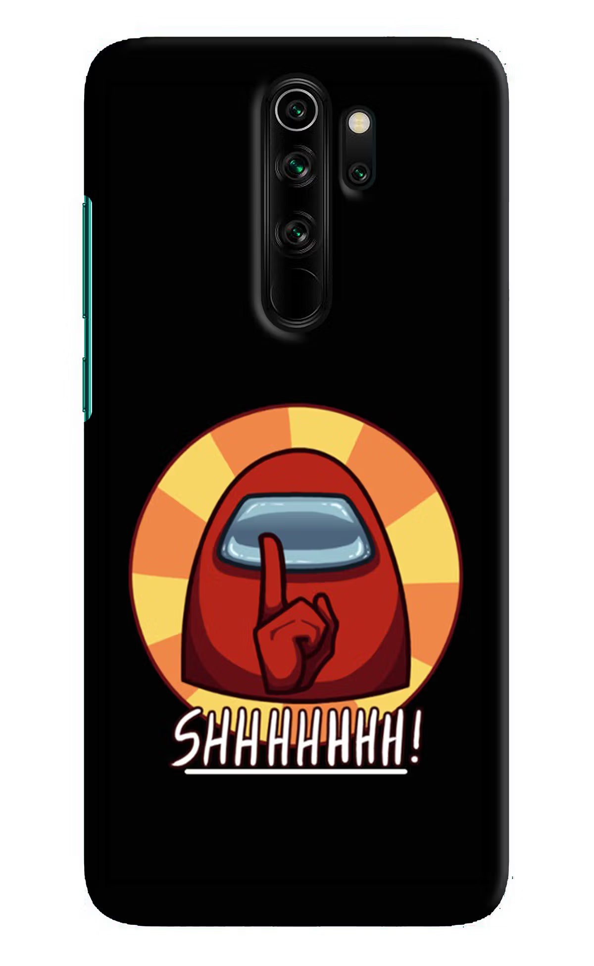 Among Us Shhh! Redmi Note 8 Pro Hard Case Back Cover by Casekaro