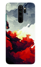 Fire Cloud Redmi Note 8 Pro Hard Case Back Cover by Casekaro