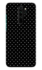 White Dots Redmi Note 8 Pro Hard Case Back Cover by Casekaro