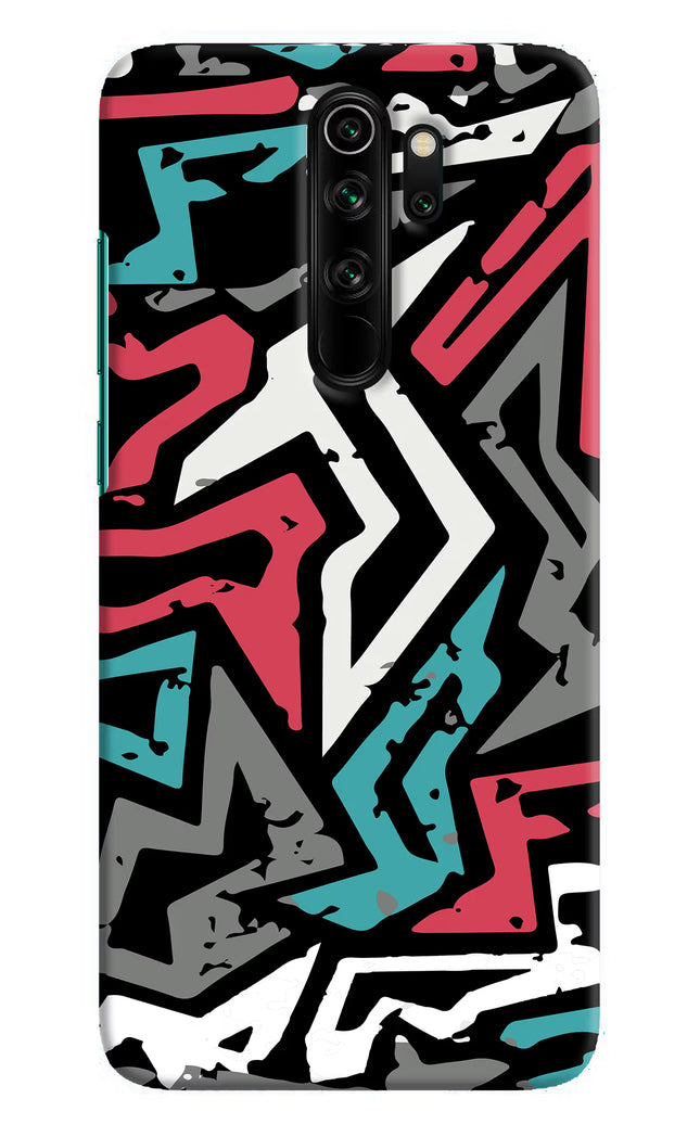 Geometric Graffiti Redmi Note 8 Pro Hard Case Back Cover by Casekaro