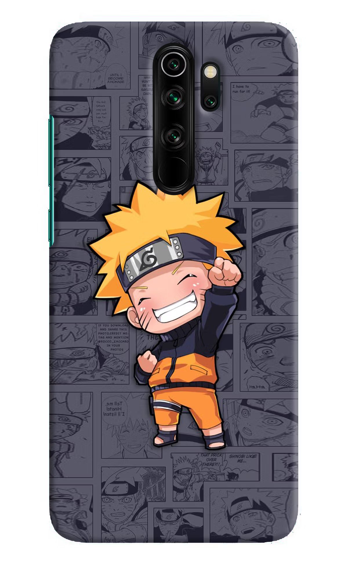 Chota Naruto Redmi Note 8 Pro Hard Case Back Cover by Casekaro