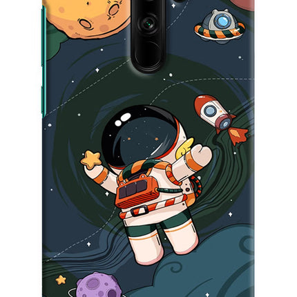 Cartoon Astronaut Redmi Note 8 Pro Hard Case Back Cover by Casekaro