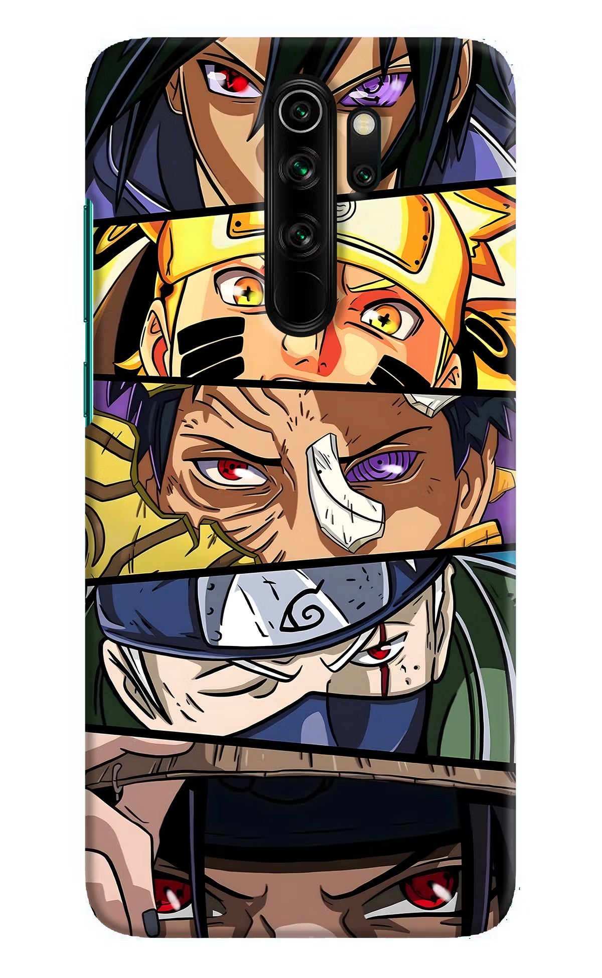 Naruto Character Redmi Note 8 Pro Hard Case Back Cover by Casekaro
