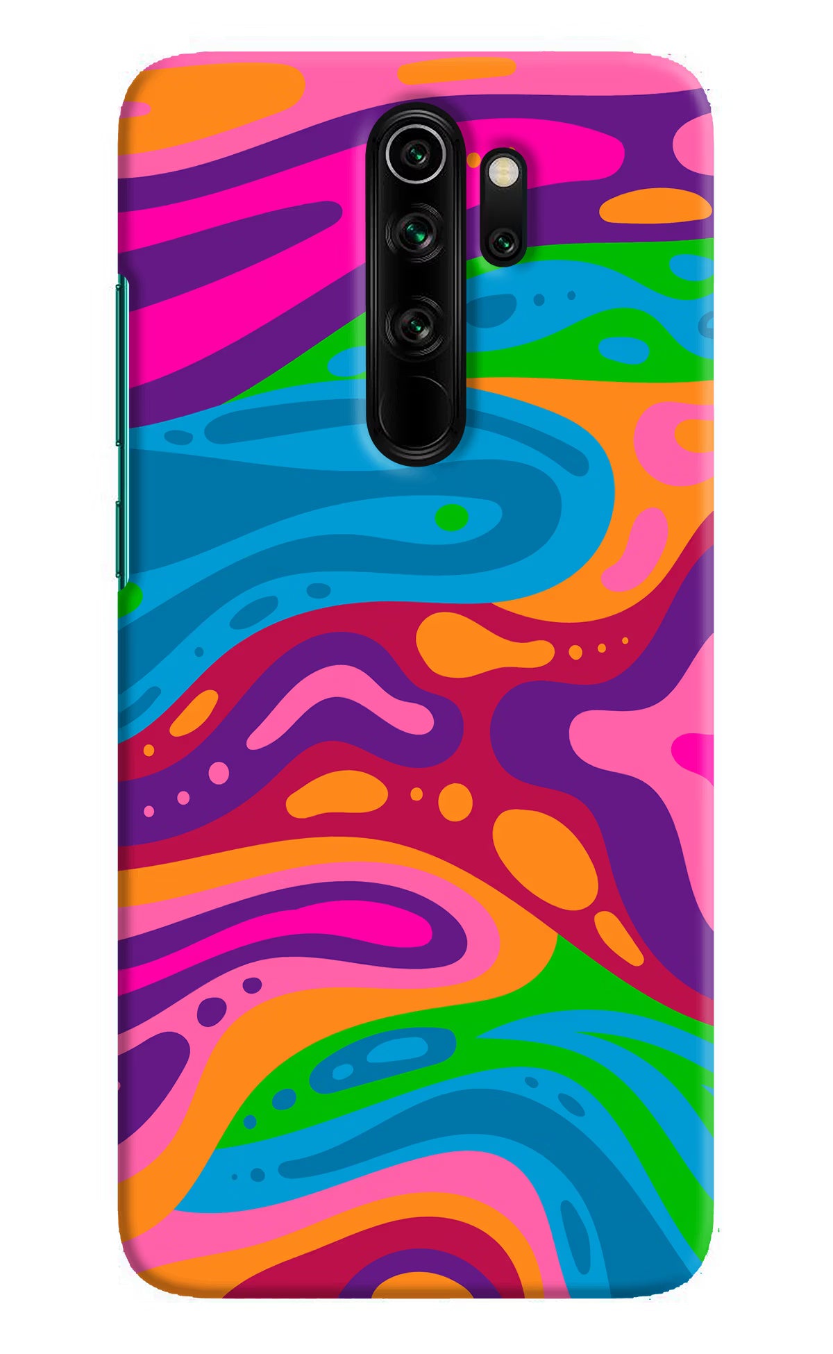 Trippy Pattern Redmi Note 8 Pro Hard Case Back Cover by Casekaro