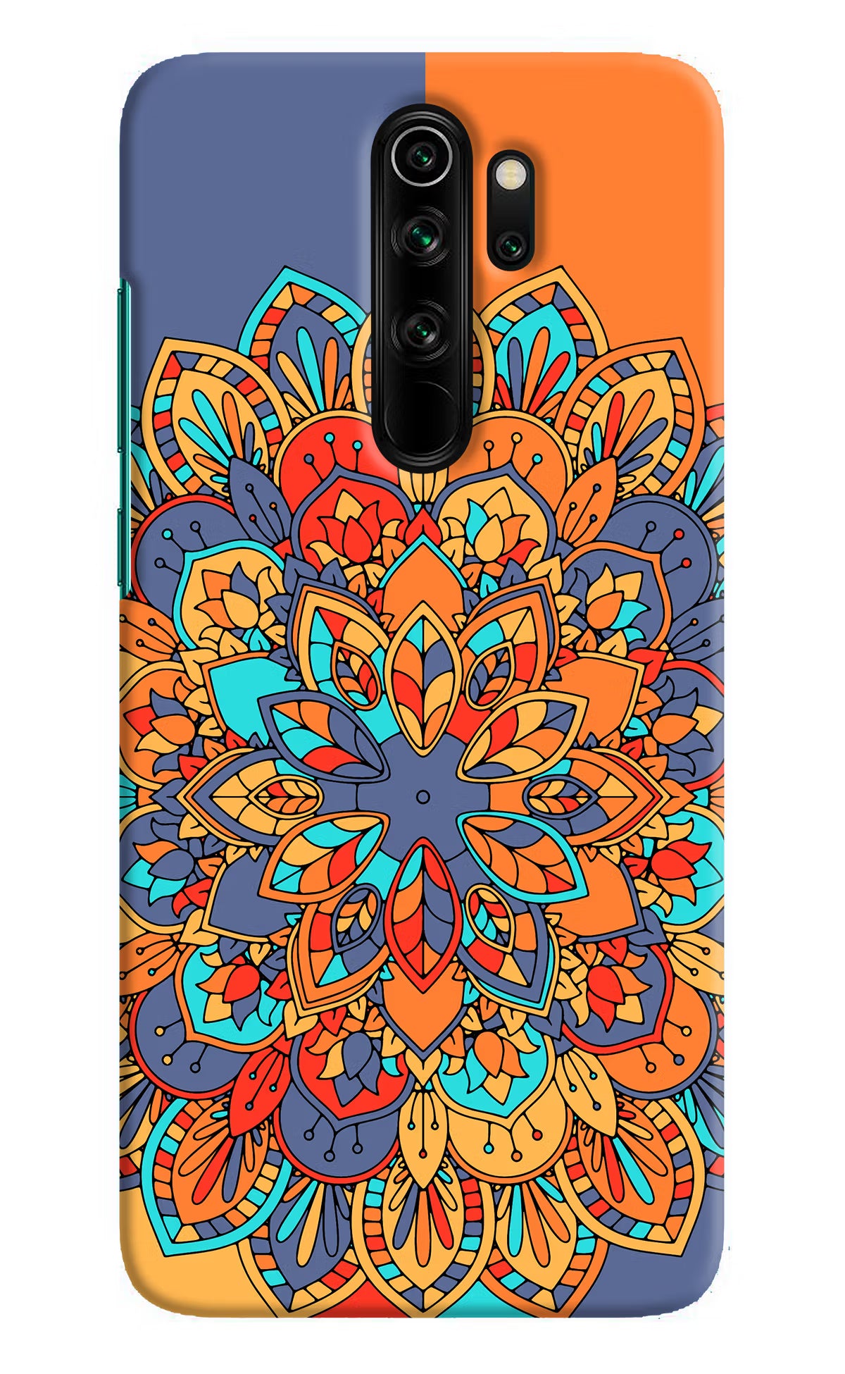 Color Mandala Redmi Note 8 Pro Hard Case Back Cover by Casekaro