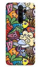 Veggie Doodle Redmi Note 8 Pro Hard Case Back Cover by Casekaro