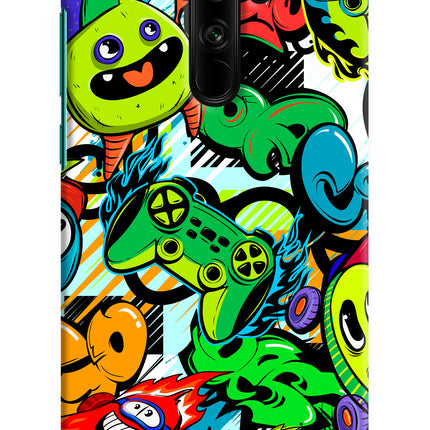 Game Doodle Redmi Note 8 Pro Hard Case Back Cover by Casekaro
