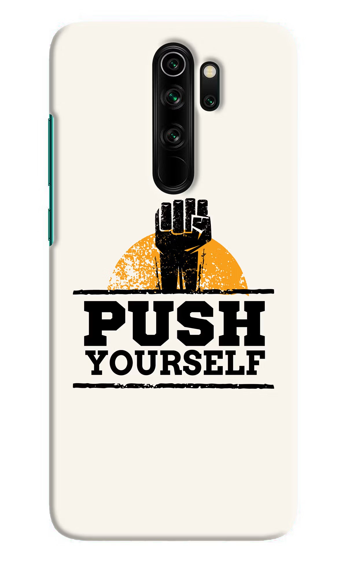 Push Yourself Redmi Note 8 Pro Hard Case Back Cover by Casekaro