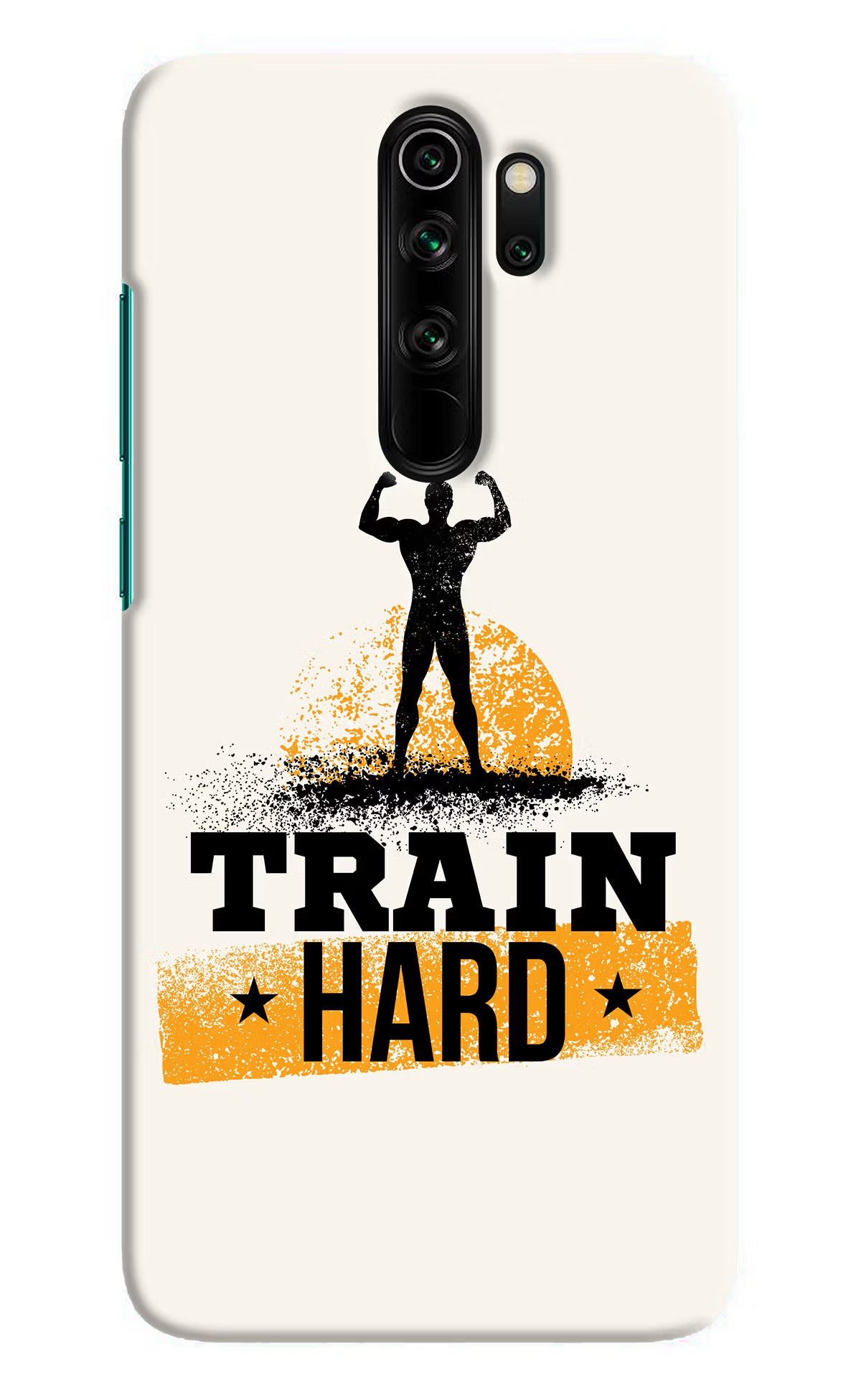 Train Hard Redmi Note 8 Pro Hard Case Back Cover by Casekaro