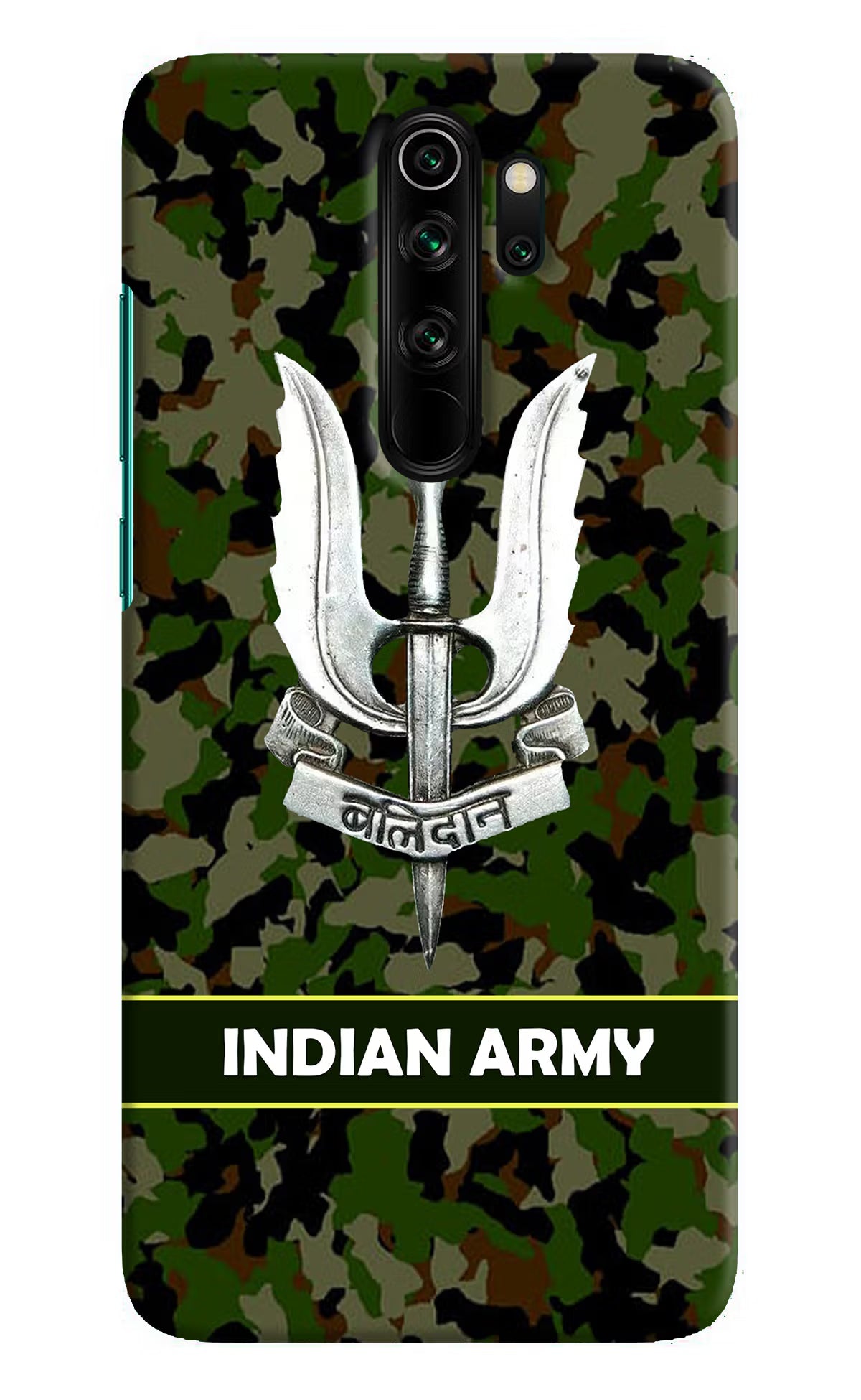 Balidan Indian Logo Redmi Note 8 Pro Hard Case Back Cover by Casekaro