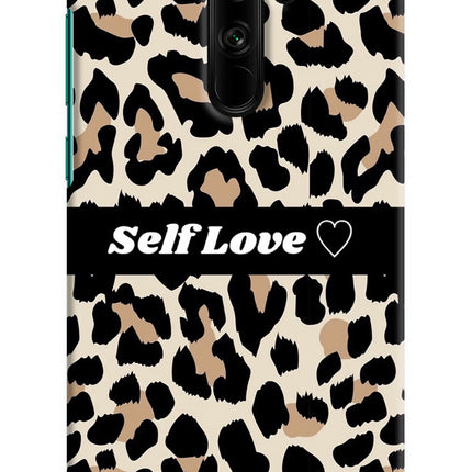 Leopard Print Self Love Redmi Note 8 Pro Hard Case Back Cover by Casekaro