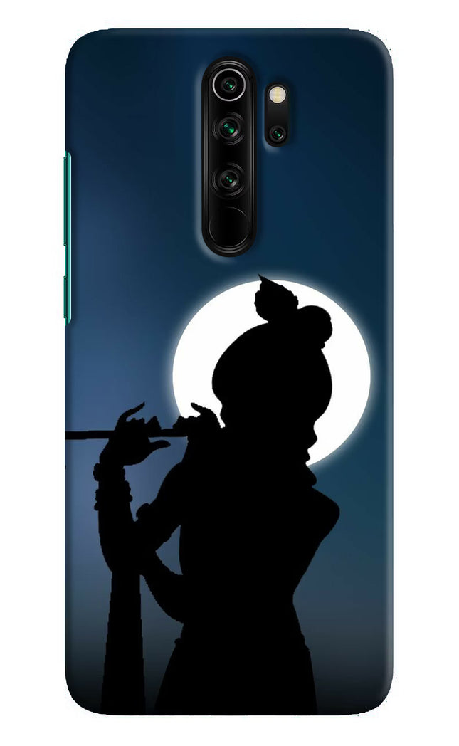 Shri Krishna Silhouette Redmi Note 8 Pro Hard Case Back Cover by Casekaro
