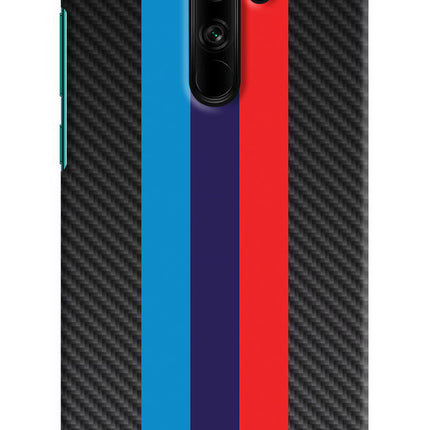 BMW Stripes Pattern Redmi Note 8 Pro Hard Case Back Cover by Casekaro