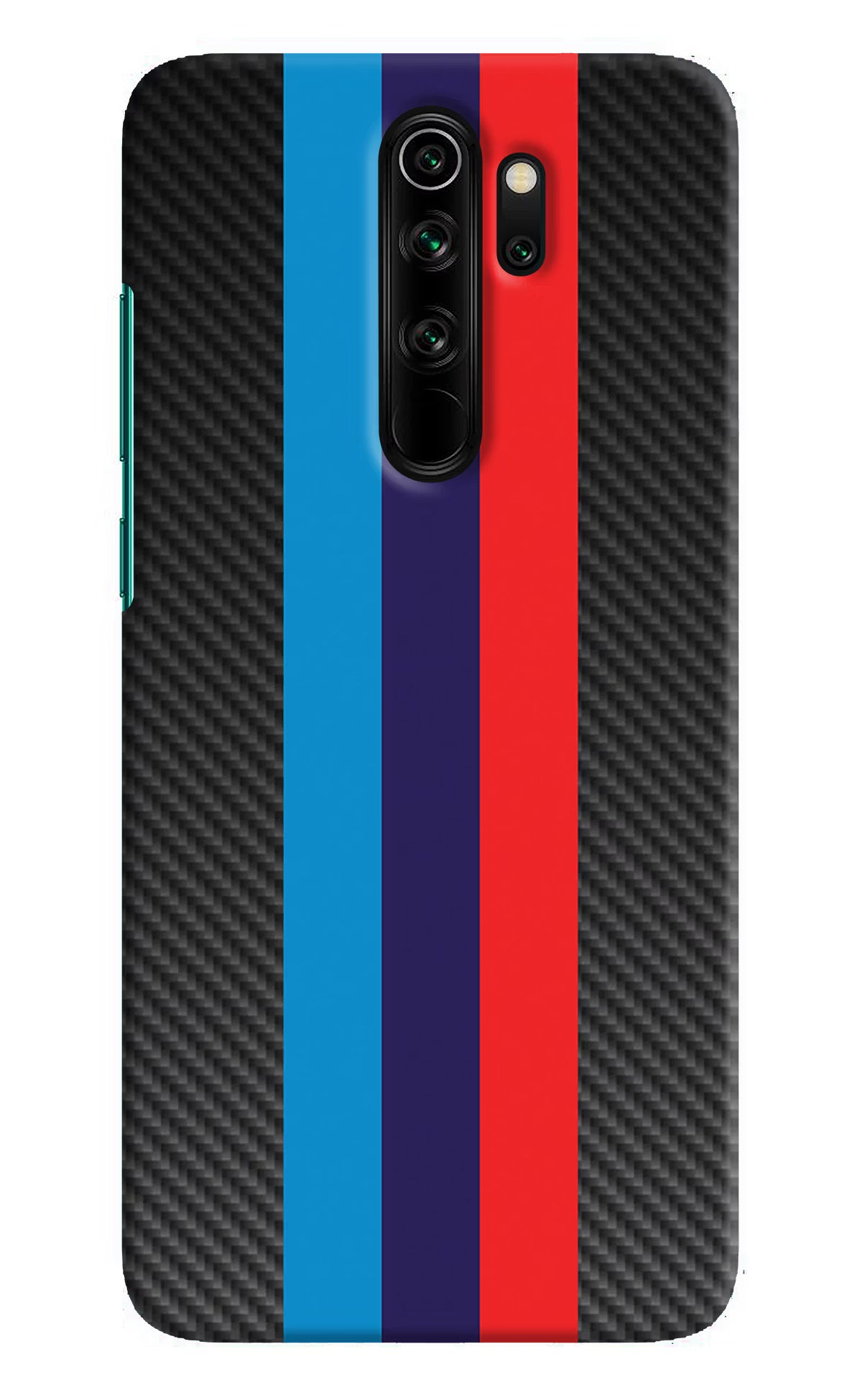 BMW Stripes Pattern Redmi Note 8 Pro Hard Case Back Cover by Casekaro