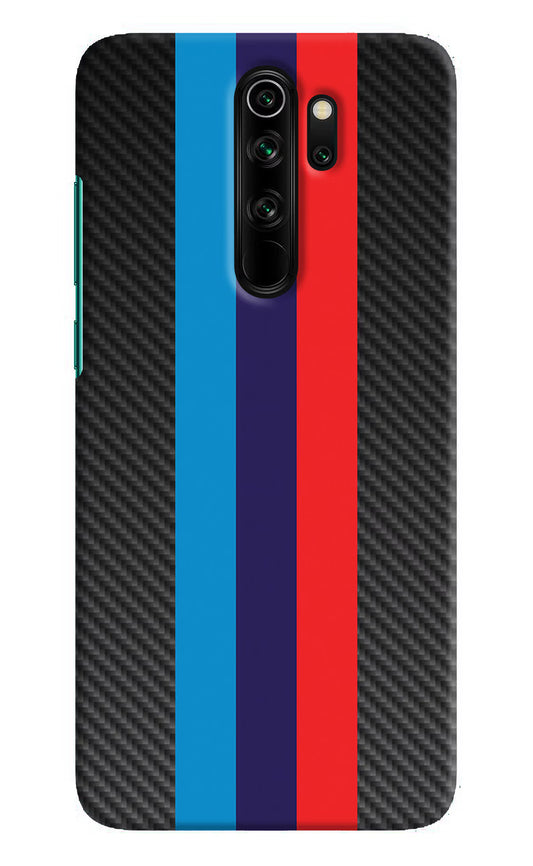 BMW Stripes Pattern Redmi Note 8 Pro Hard Case Back Cover by Casekaro
