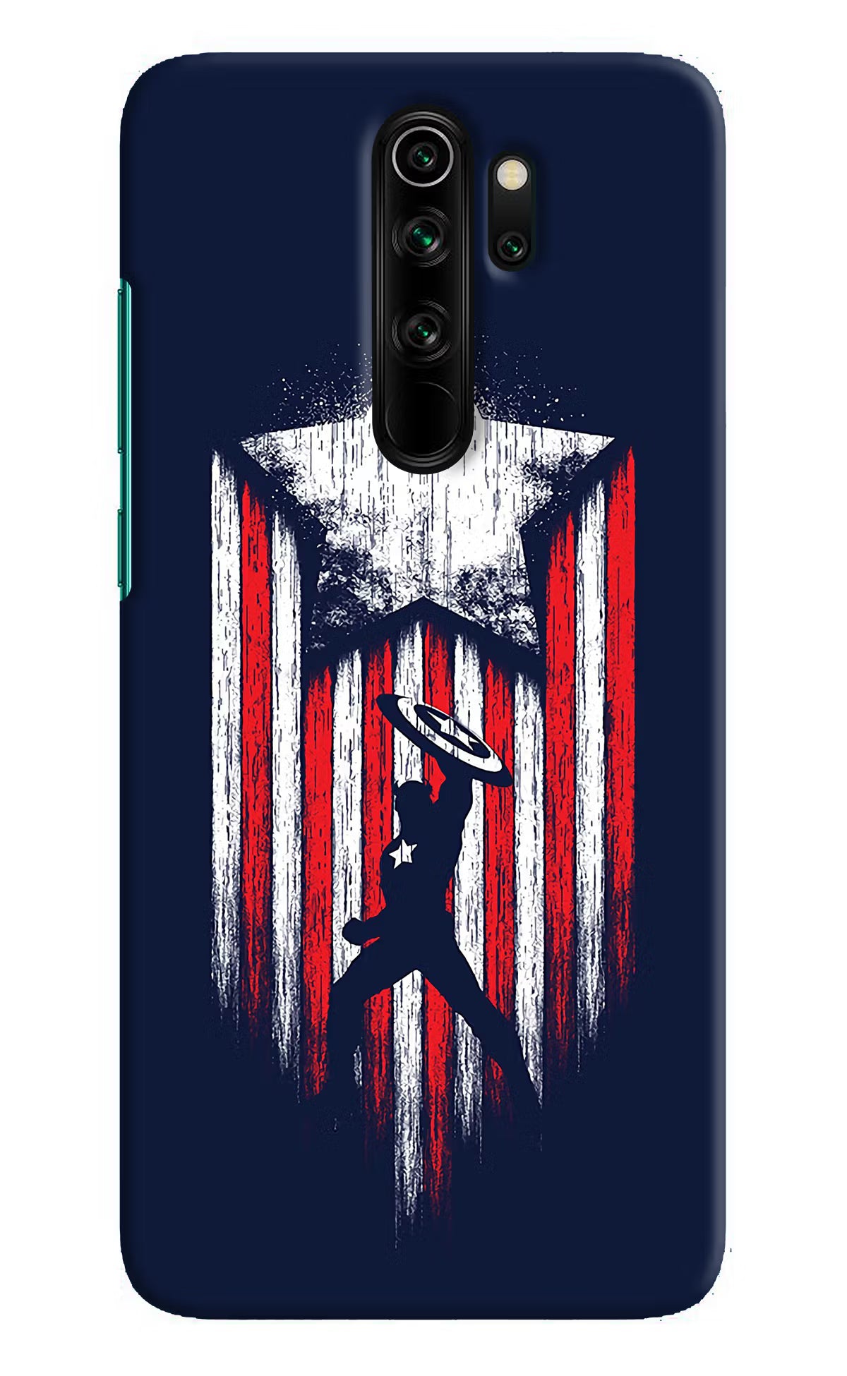 Captain America Marvel Art Redmi Note 8 Pro Hard Case Back Cover by Casekaro