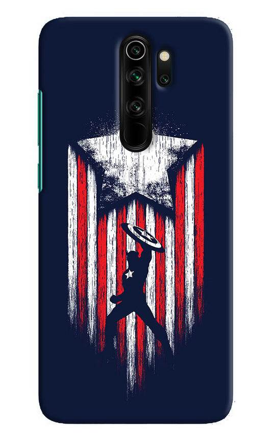 Captain America Marvel Art Redmi Note 8 Pro Hard Case Back Cover by Casekaro