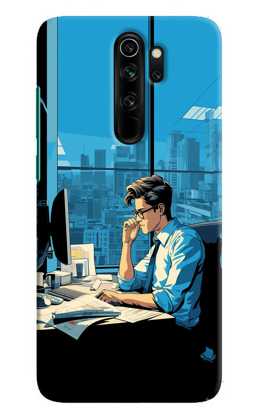 Focused Hustler (AI Generated) Redmi Note 8 Pro Hard Case Back Cover by Casekaro