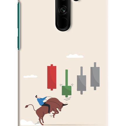 Bull Trading Momentum Redmi Note 8 Pro Hard Case Back Cover by Casekaro