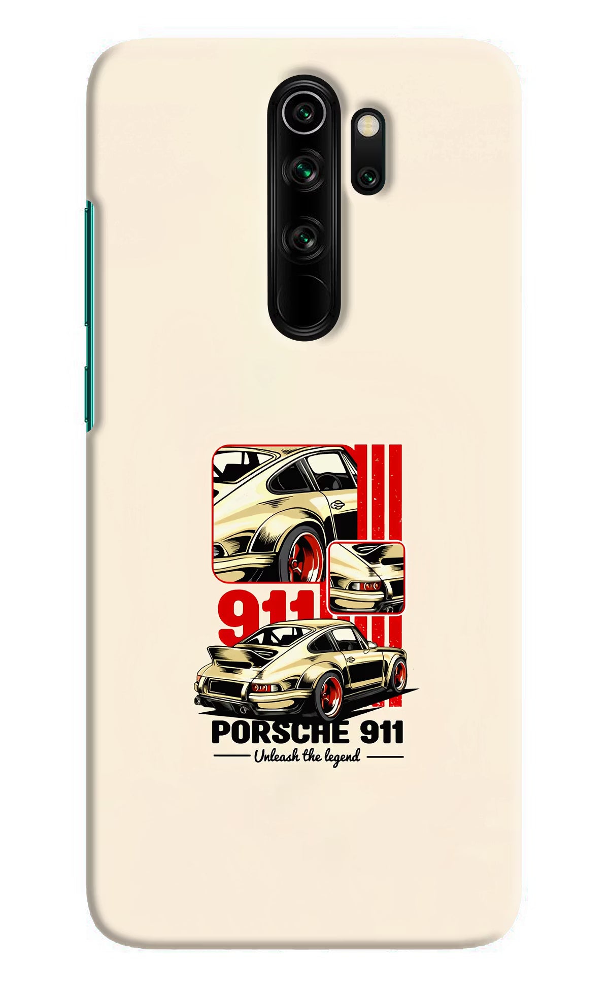 Classic Porsche 911 Redmi Note 8 Pro Hard Case Back Cover by Casekaro