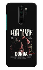Donda Kanye West Redmi Note 8 Pro Hard Case Back Cover by Casekaro