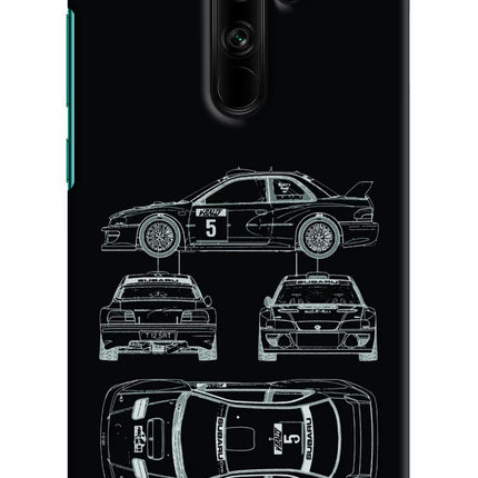WRC'99 Redmi Note 8 Pro Hard Case Back Cover by Casekaro