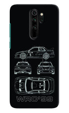 WRC'99 Redmi Note 8 Pro Hard Case Back Cover by Casekaro