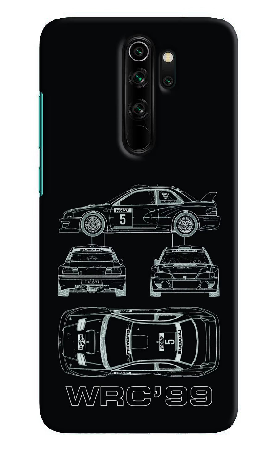 WRC'99 Redmi Note 8 Pro Back Cover, Hard case
