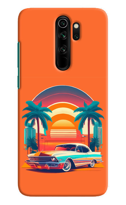 Palm Drive 80s Redmi Note 8 Pro Hard Case Back Cover by Casekaro