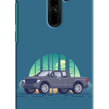 Retro Garage Vibe Redmi Note 8 Pro Hard Case Back Cover by Casekaro