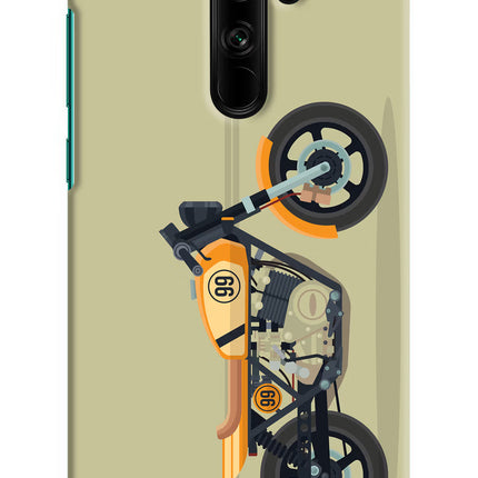 Vertical Speedster Redmi Note 8 Pro Hard Case Back Cover by Casekaro