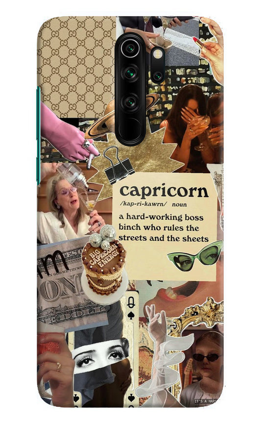 Capricorn Zodiac Redmi Note 8 Pro Hard Case Back Cover by Casekaro