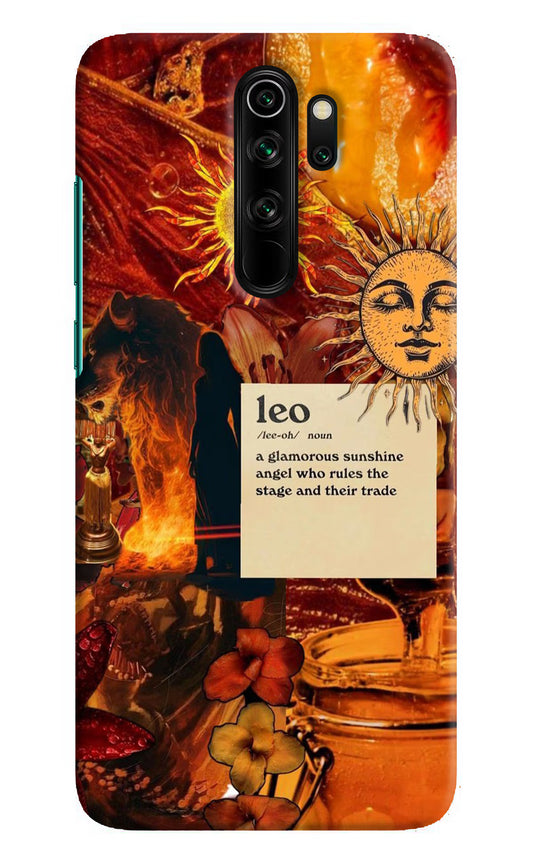 Leo Zodiac Redmi Note 8 Pro Hard Case Back Cover by Casekaro