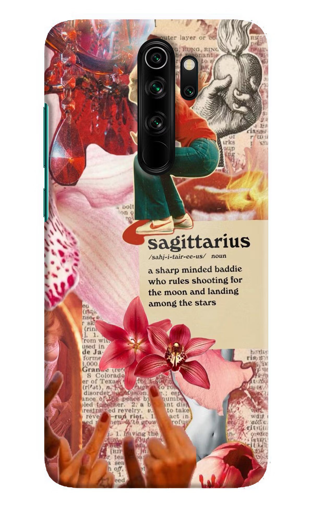 Sagittarius Zodiac Redmi Note 8 Pro Hard Case Back Cover by Casekaro