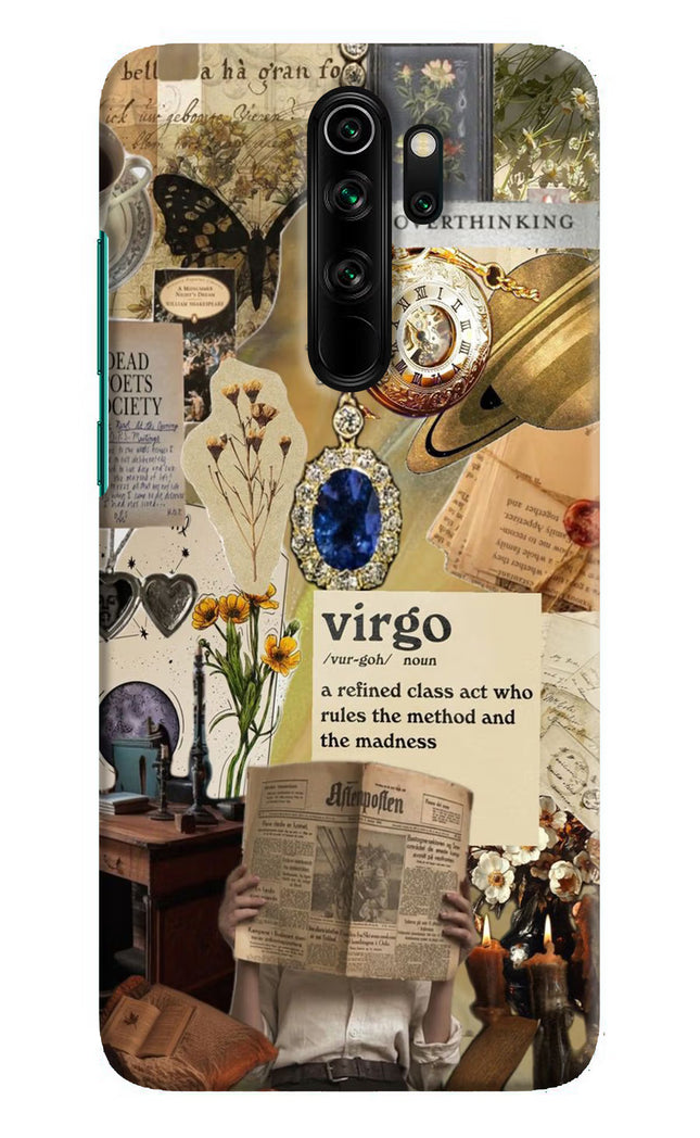 Virgo Zodiac Redmi Note 8 Pro Hard Case Back Cover by Casekaro