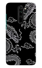 Twin Dragons Redmi Note 8 Pro Hard Case Back Cover by Casekaro