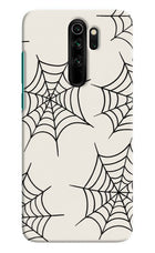 Spider Web Redmi Note 8 Pro Hard Case Back Cover by Casekaro