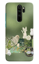 Aesthetic anime Redmi Note 8 Pro Hard Case Back Cover by Casekaro